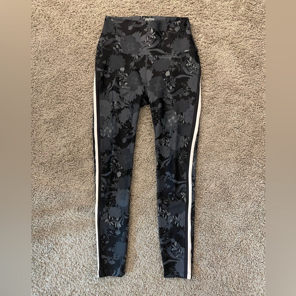 SPLITS59 Sydney Graphite Floral Leggings